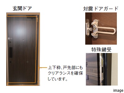 対震玄関ドア｜ザ・パークハウス芦屋レジデンス